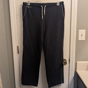 VTG Ralph Lauren Jeans Co RL67 Women's Navy Sweatpants USA Made Sz Large Cotton